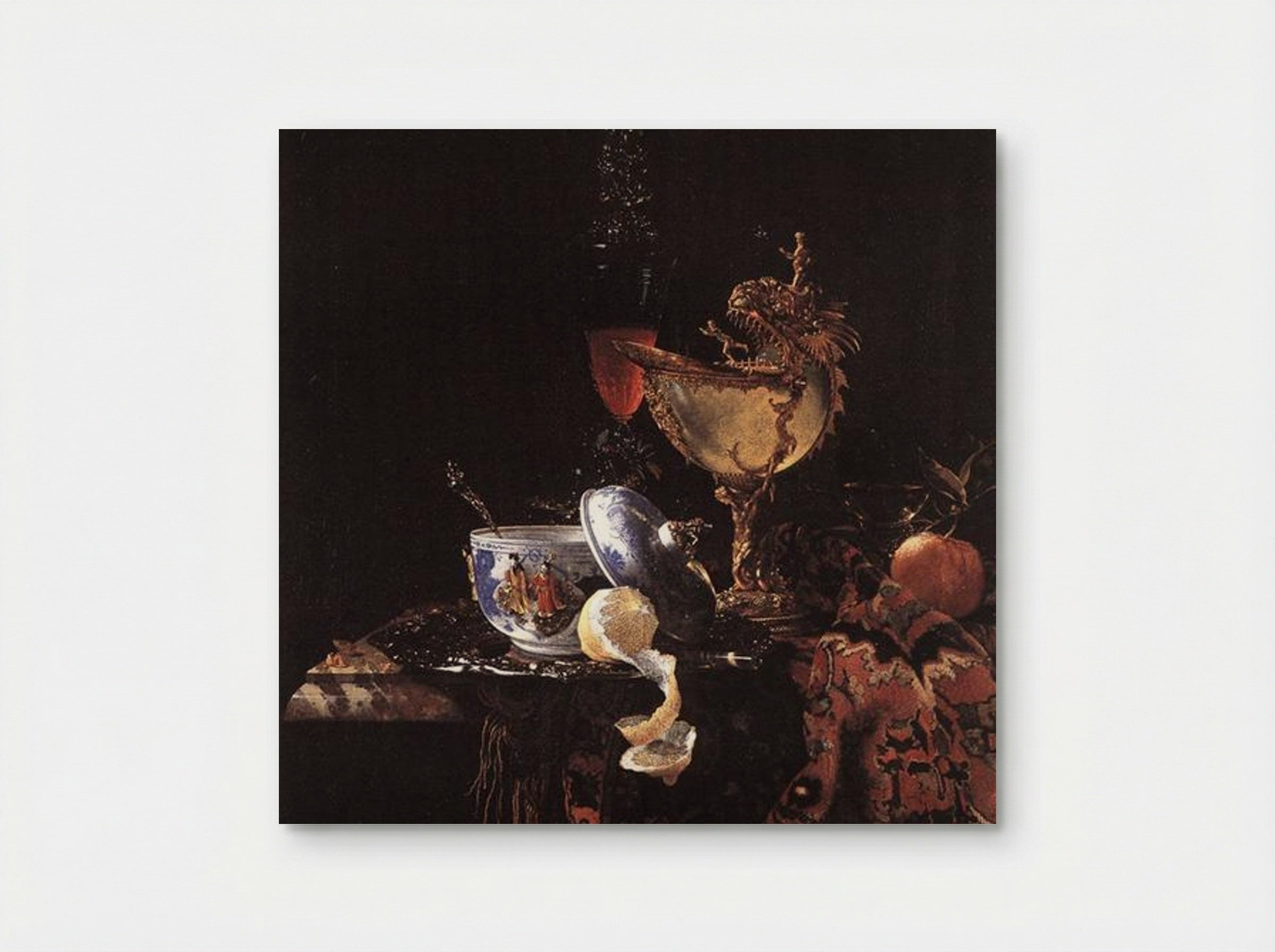 Still-Life with a Nautilus Cup - Willem Kalf - Poster