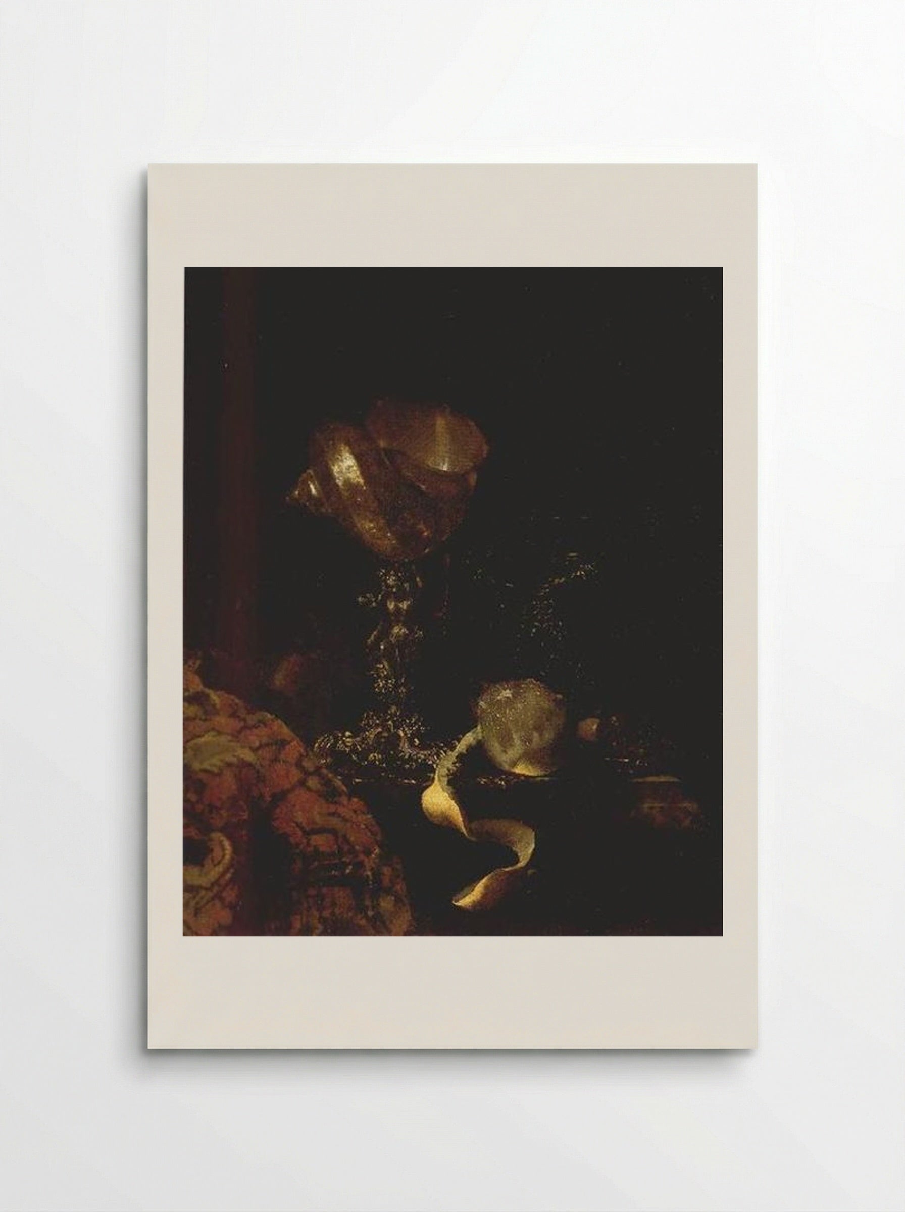 Still Life with a Nautilus Cup - Willem Kalf - Poster