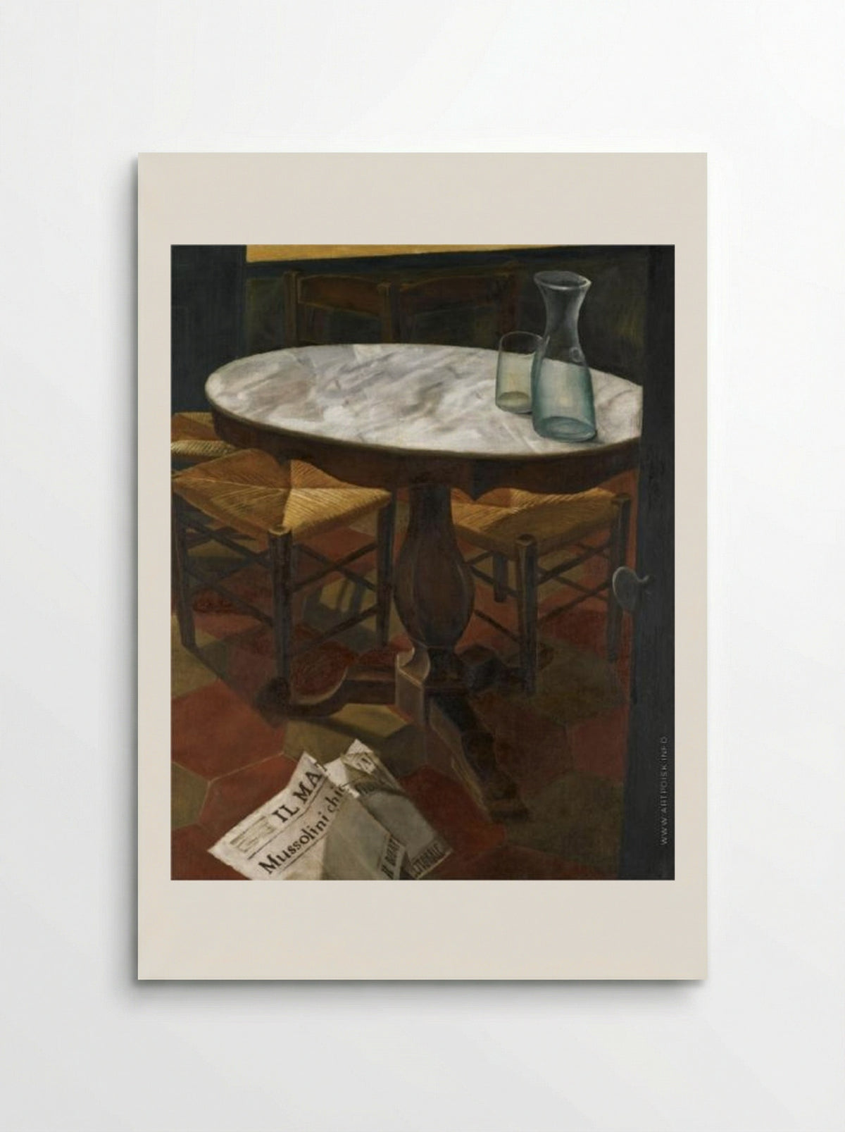 Still Life with a Table - Alexandre Jacovleff - Poster