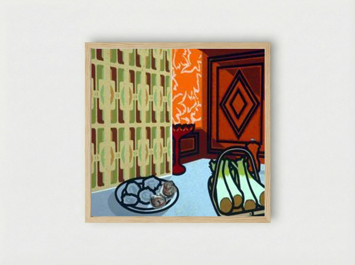 Still Life: Autumn Fashion - Patrick Caulfield - Framed Print Wood