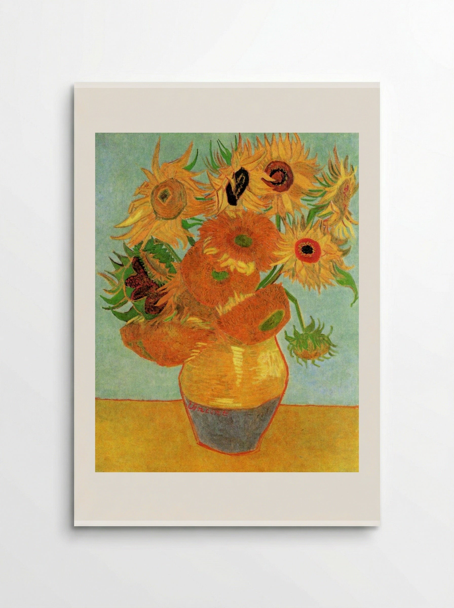 Still Life: Vase with Twelve Sunflowers - Vincent van Gogh - Poster