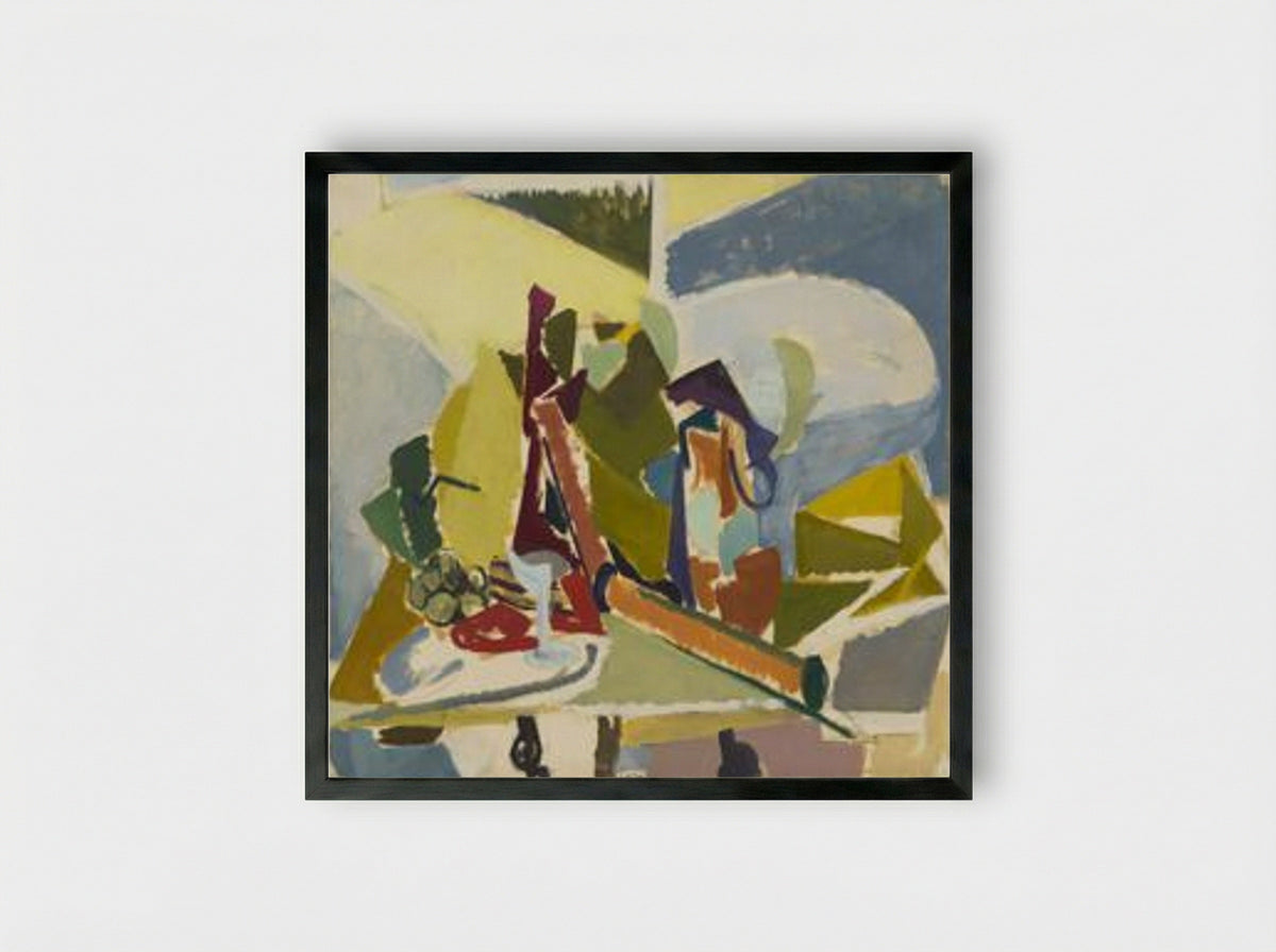 Still Life - Lee Krasner - Framed Print Black