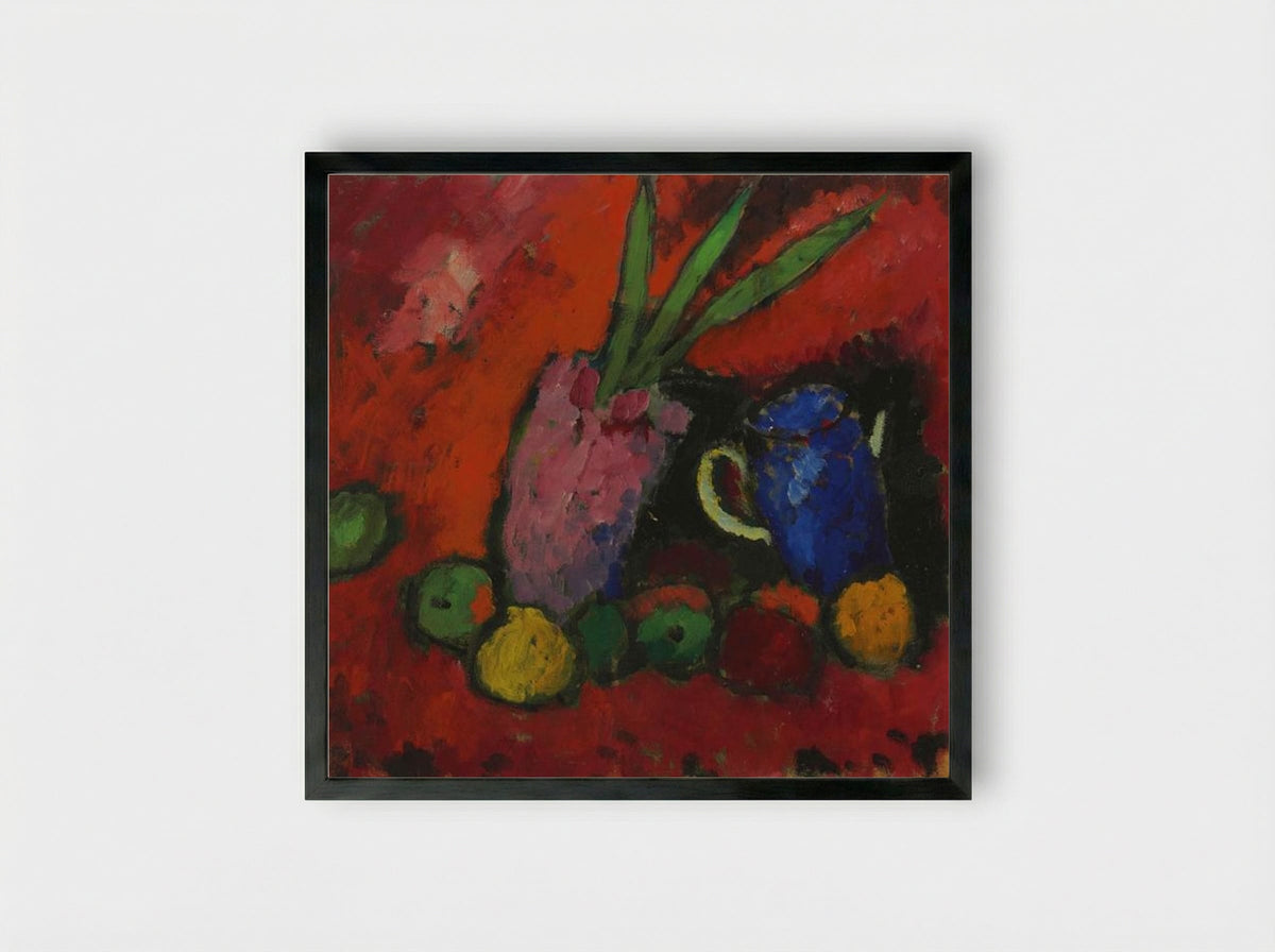 Still Life - Alexej von Jawlensky - Framed Print Black
