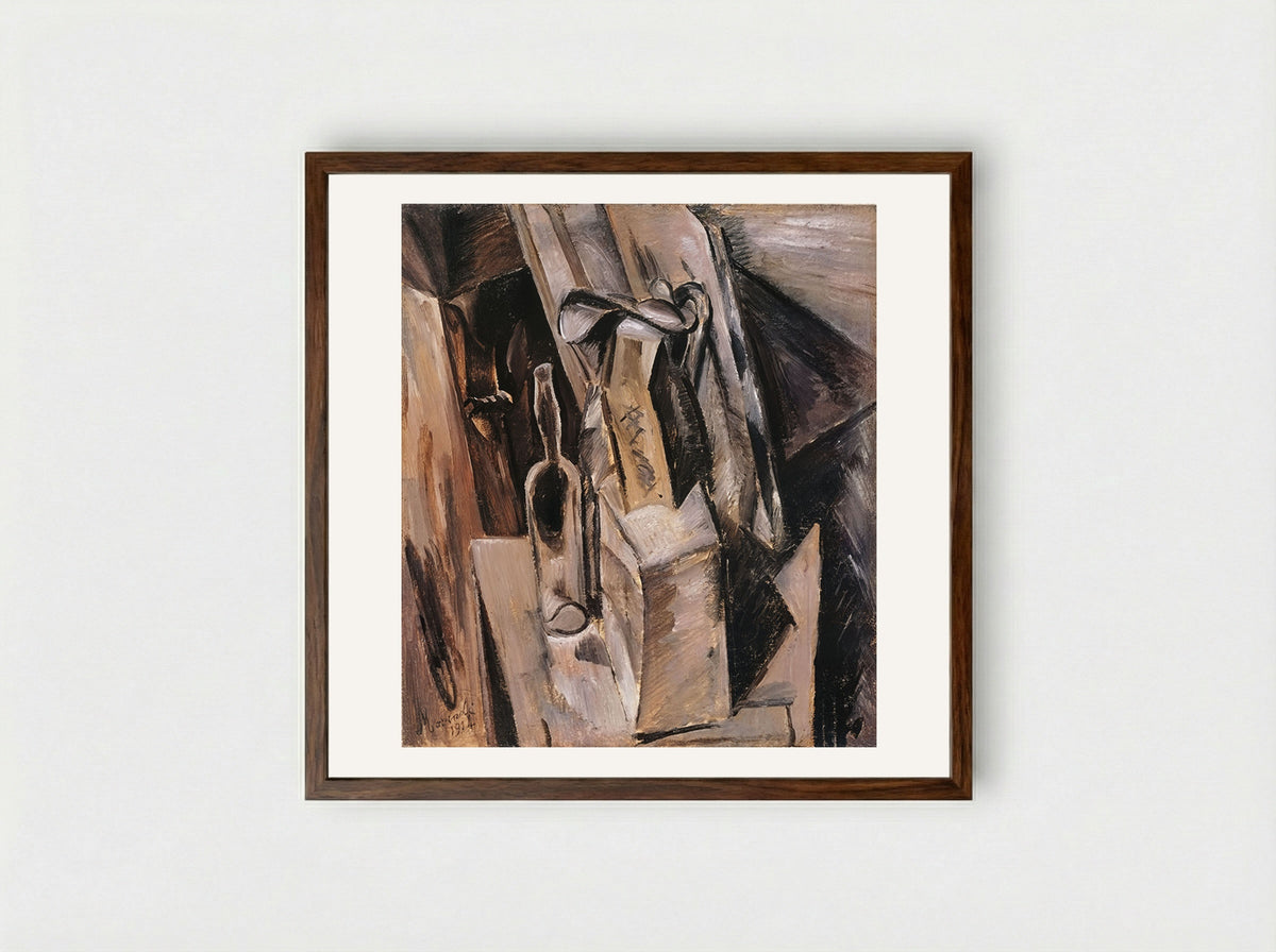 Still Life - Giorgio Morandi - Framed Print Dark Wood