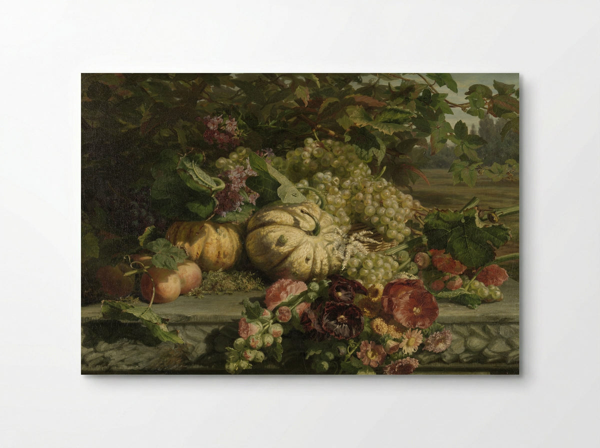 Stilleven met bloemen en vruchten - Gerardina Jacoba van de Sande Bakhuyzen - Poster