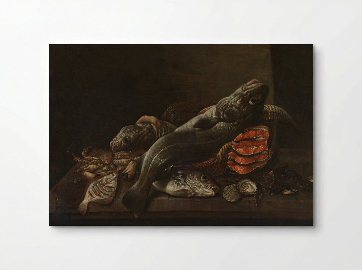 Stilleven met vissen - Isaac van Duynen - Poster