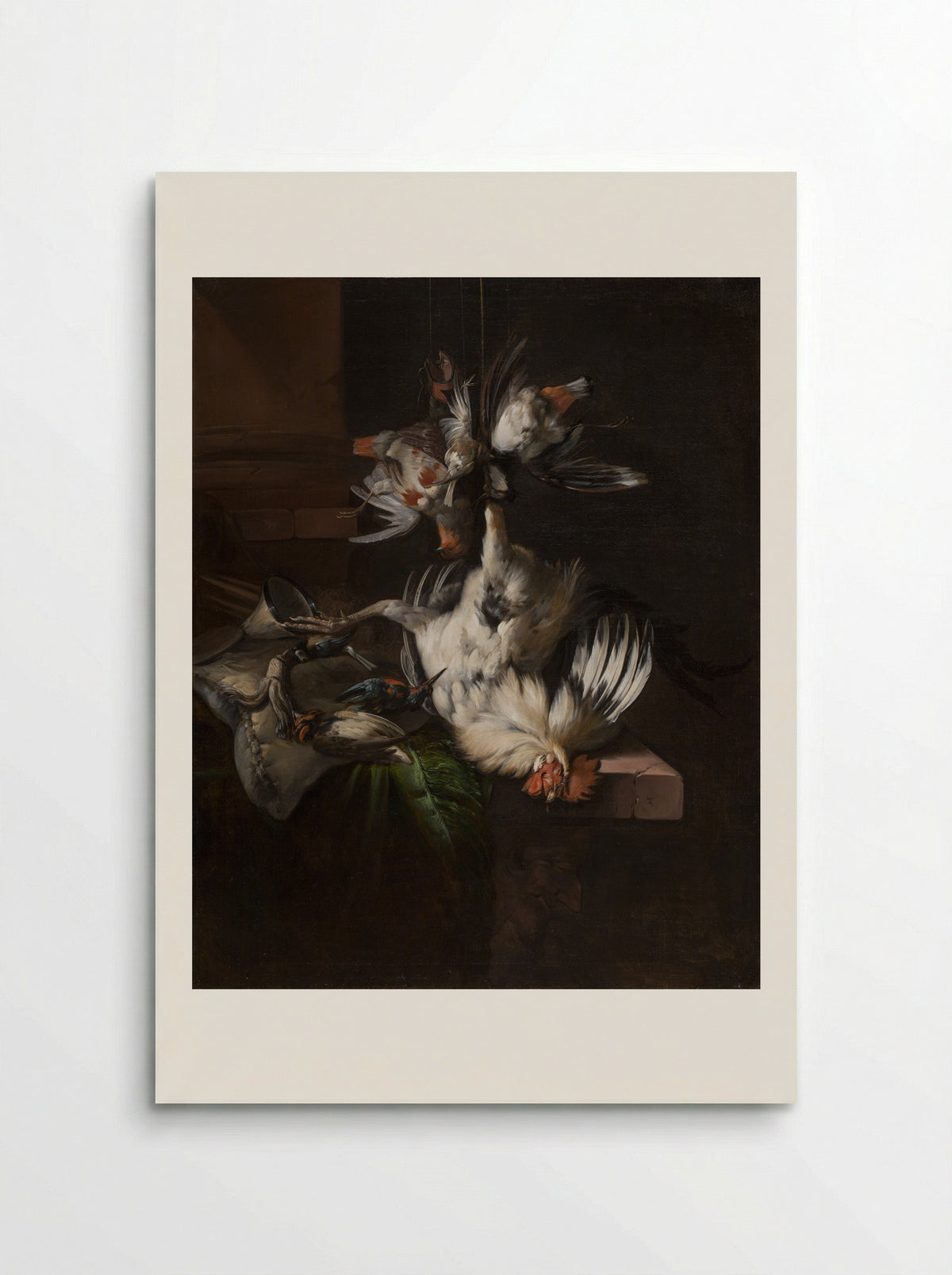Stilleven met vogels - William Gowe Ferguson - Poster