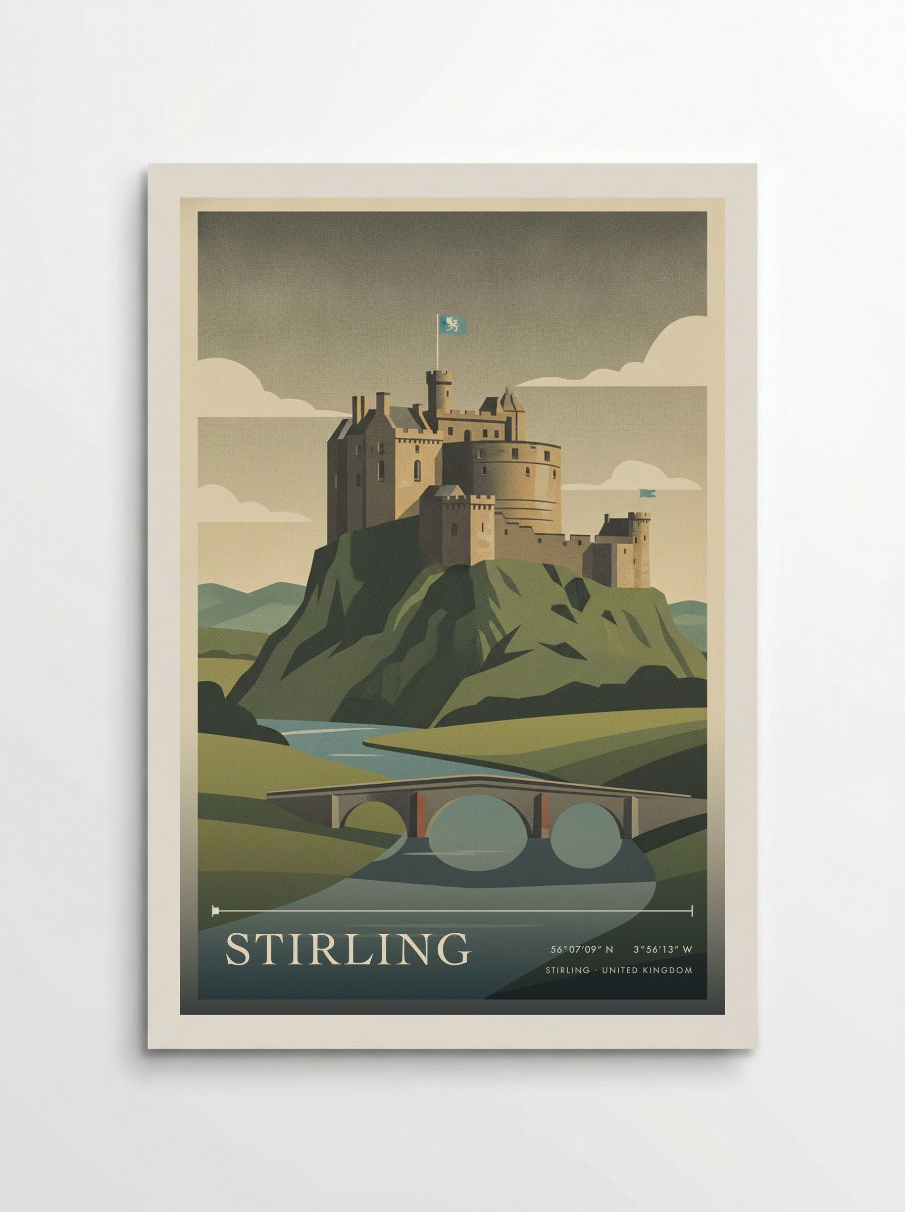 Stirling United Kingdom Travel Poster - Poster