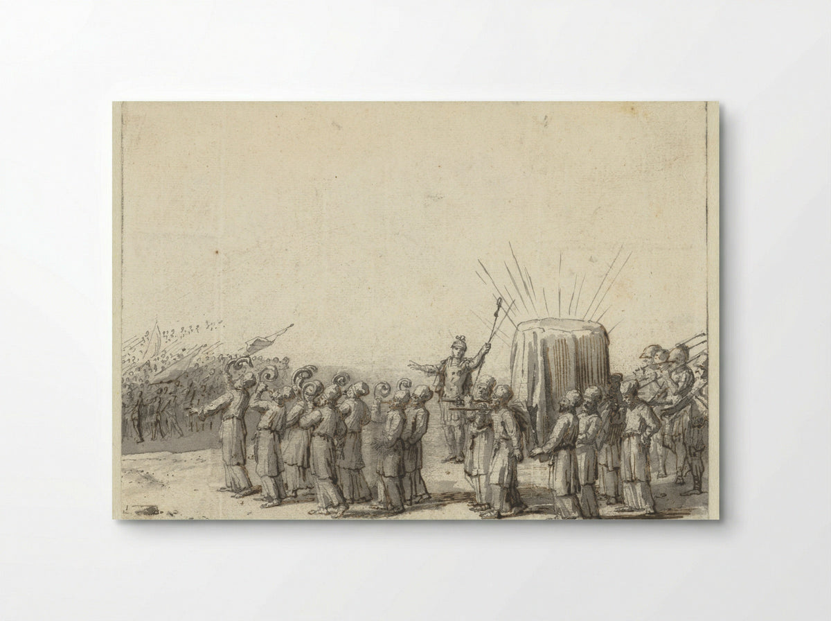 Stoet met de Ark des Verbonds - Caspar Luyken - Poster