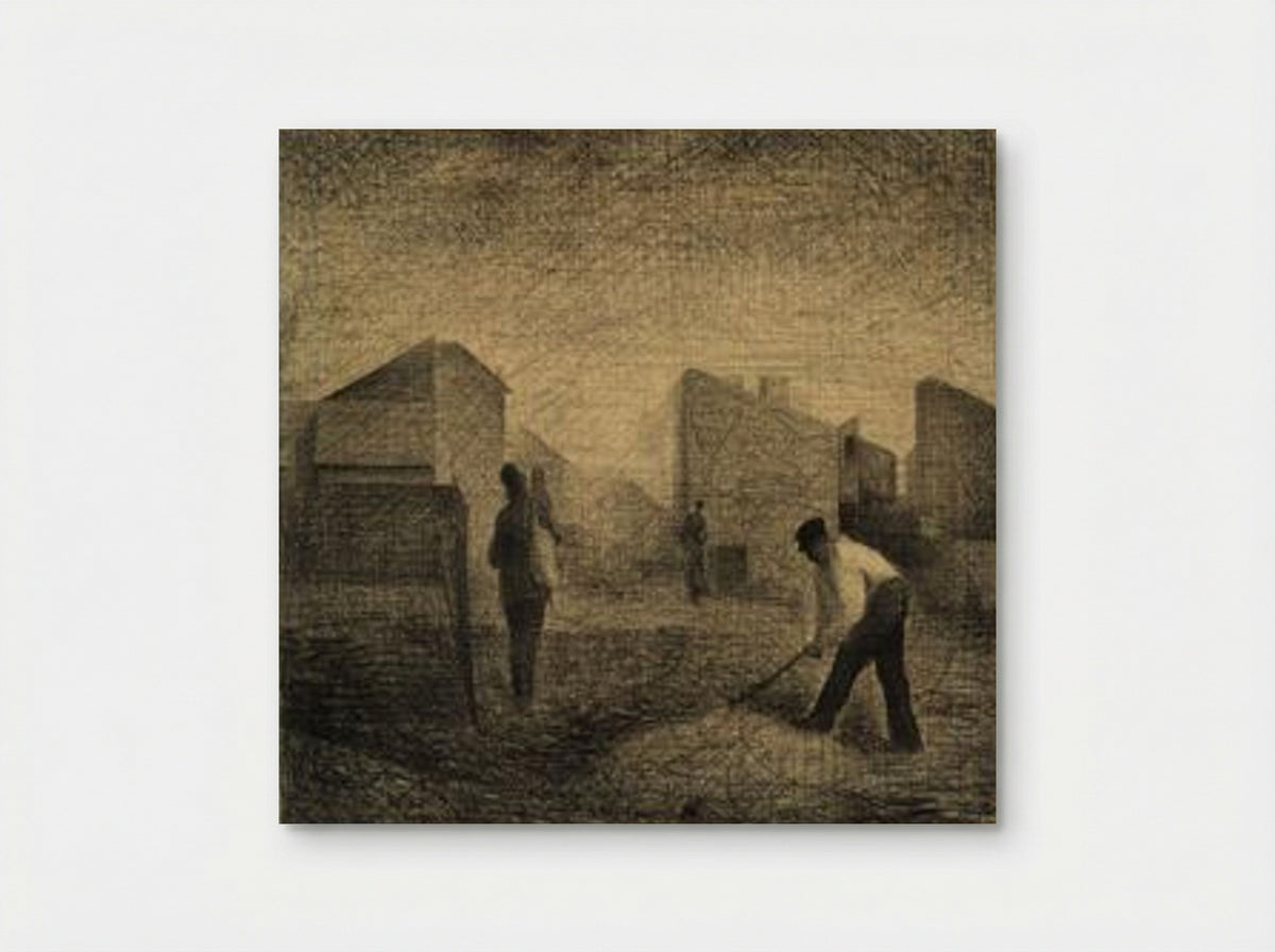 Stone Breakers, Le-Raincy - Georges Seurat - Poster