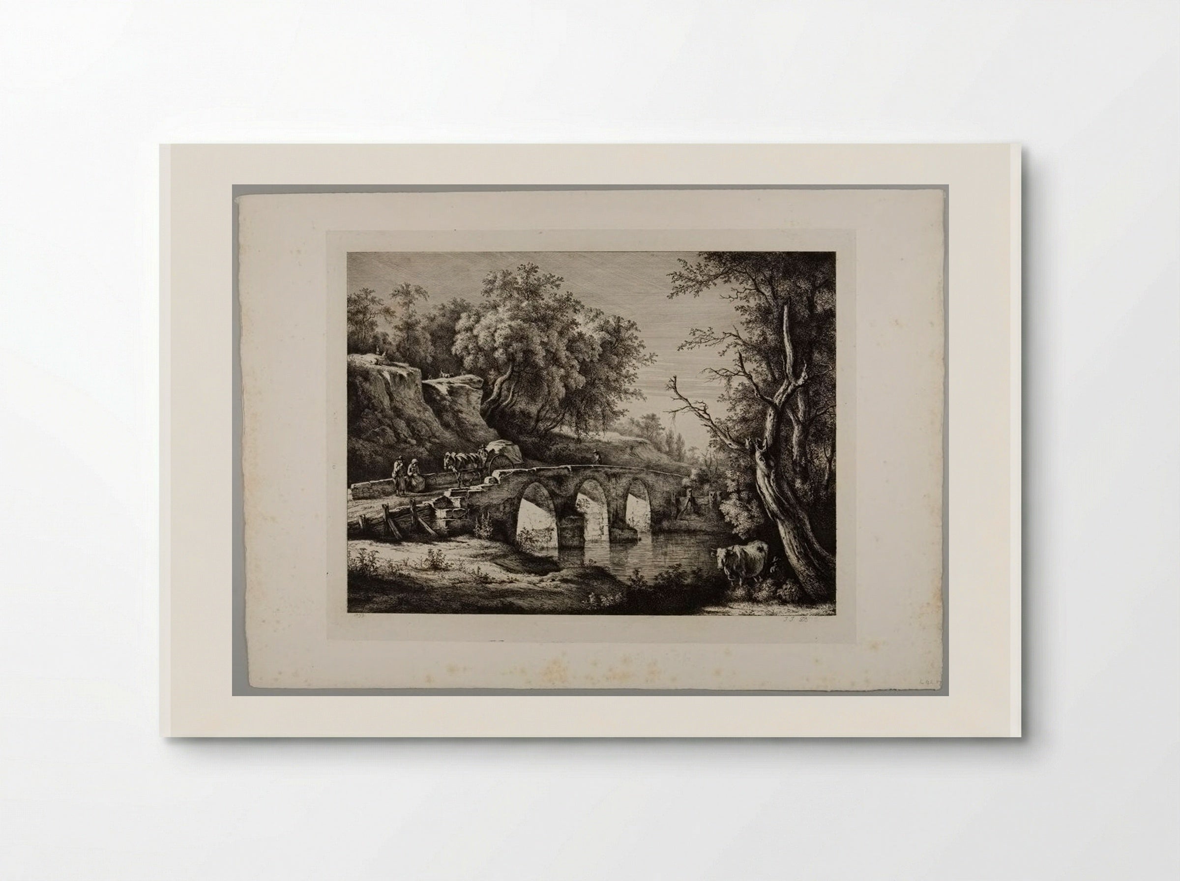 Stone Bridge - Jean-Jacques de Boissieu - Poster