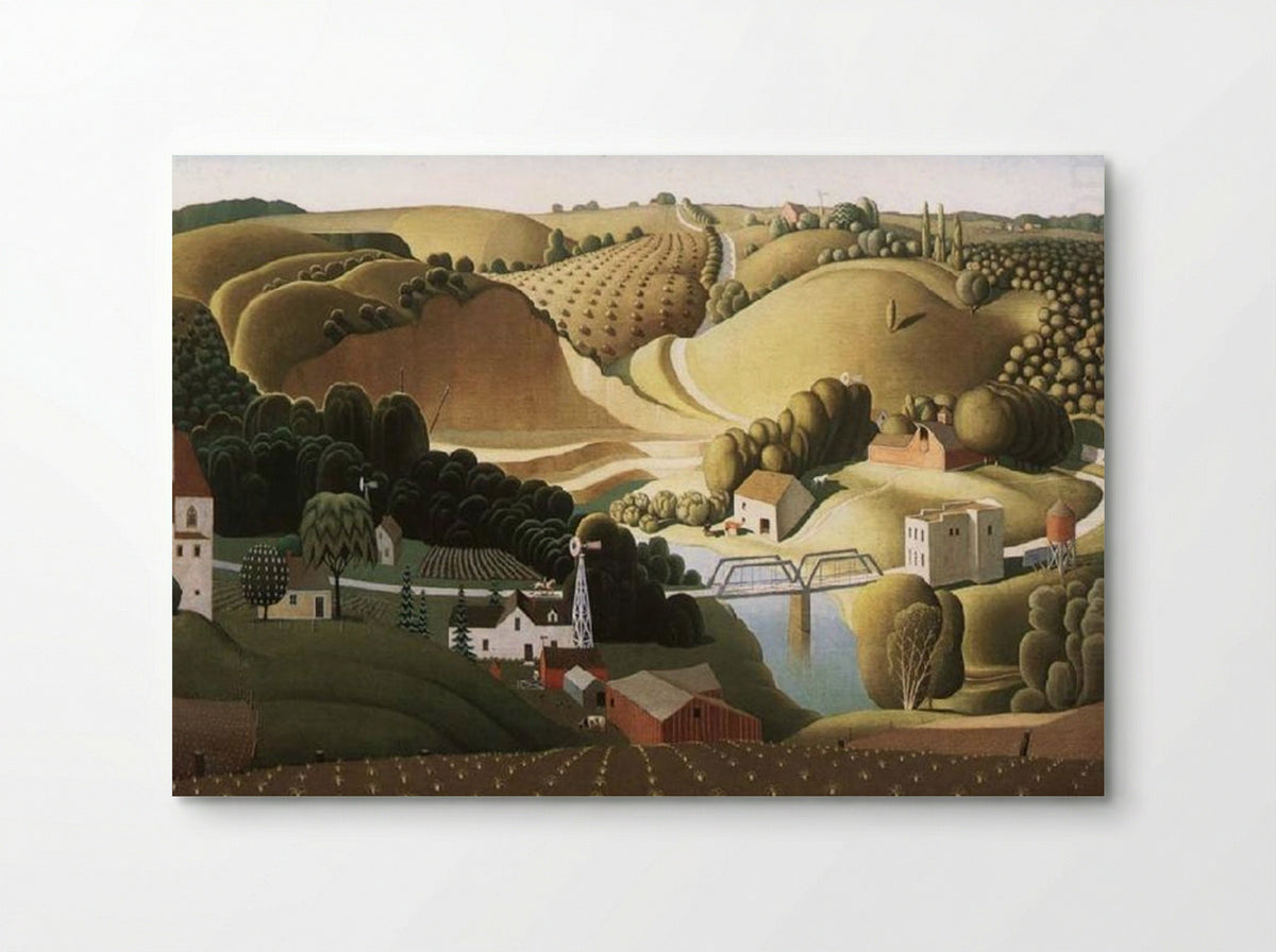 Stone City, Iowa - Grant Wood - Poster