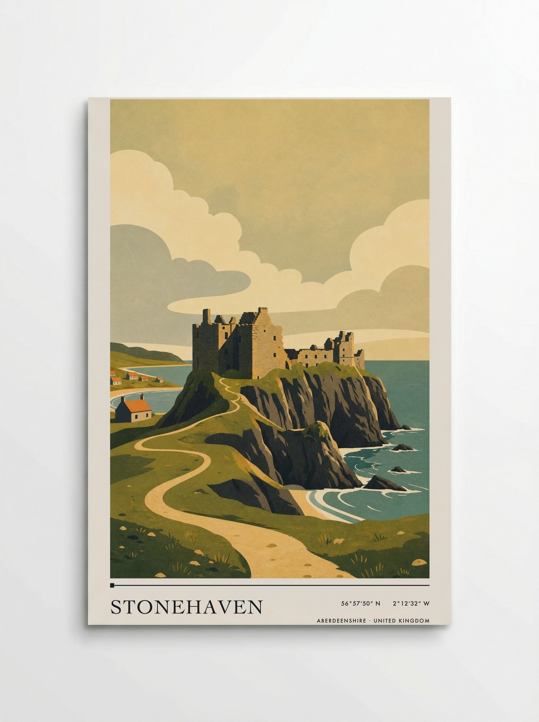 Stonehaven Aberdeenshire United Kingdom Travel Poster - Poster