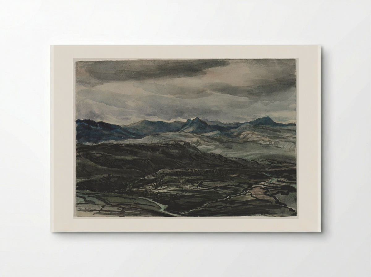 Storm Weather, Ronda, Spain - Muirhead Bone - Poster