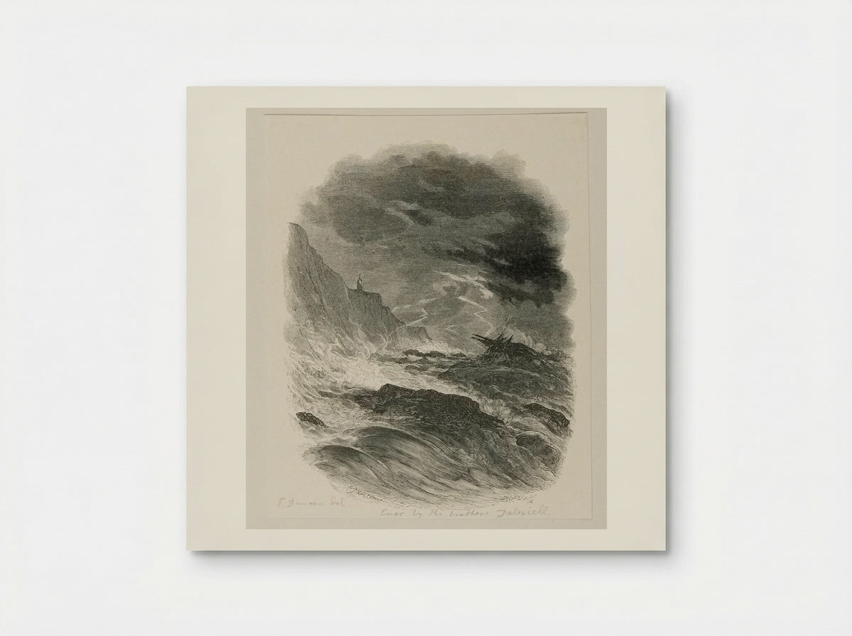 Storm at Sea - Edward Dalziel - Poster