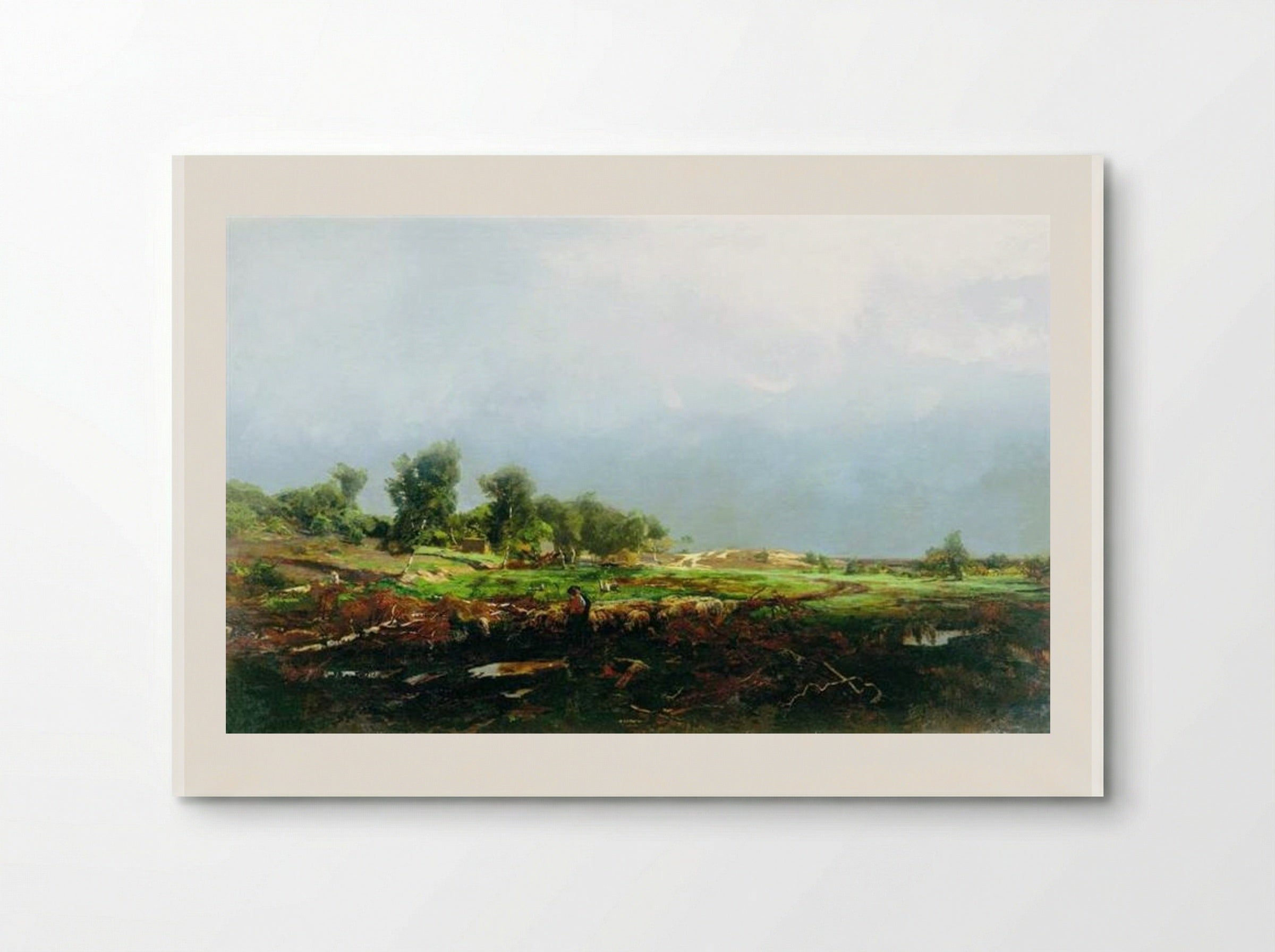 Storm in the Field - Volodymyr Orlovsky - Poster