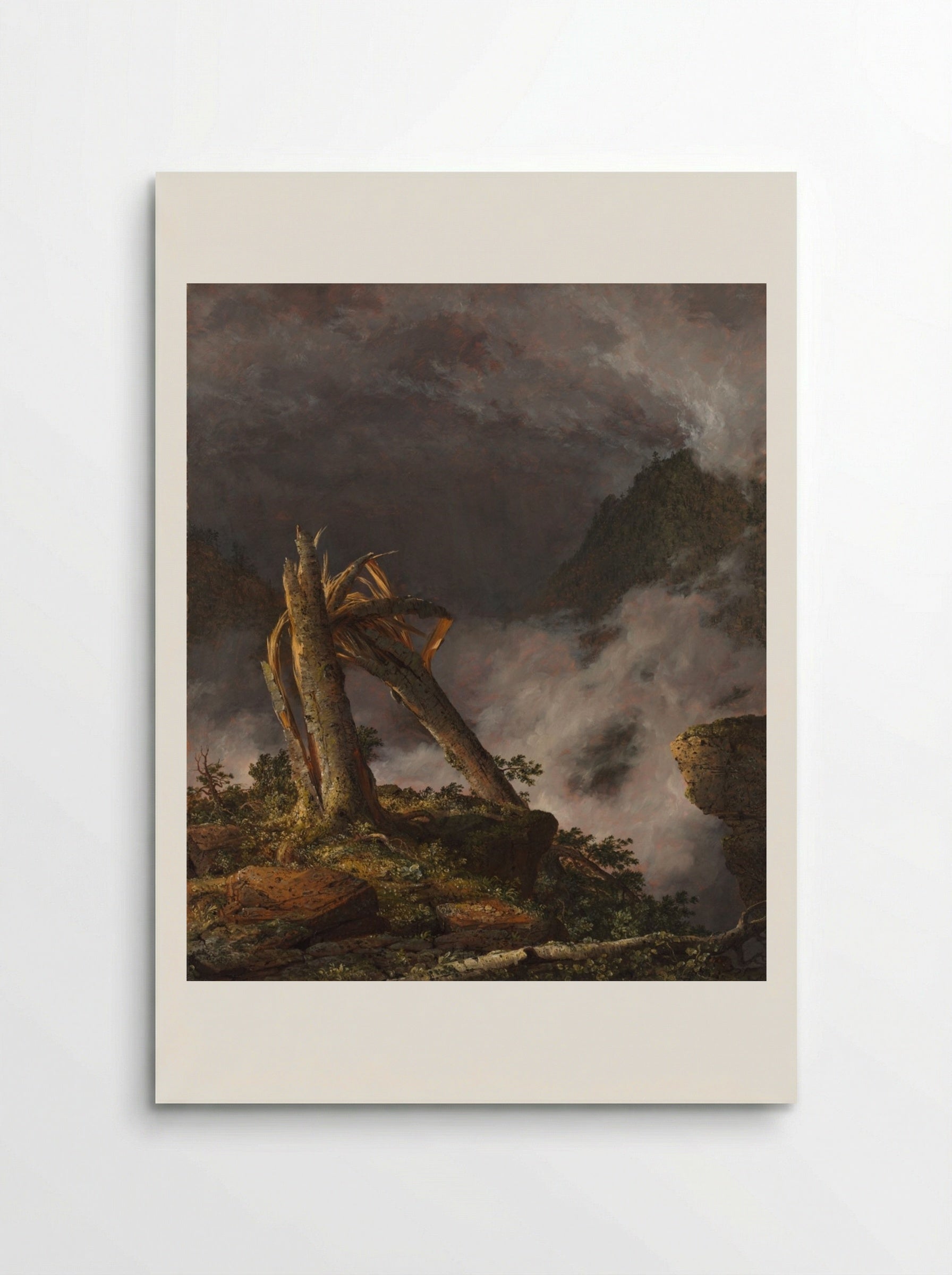 Storm in the Mountains - Frederic Edwin Church - Poster