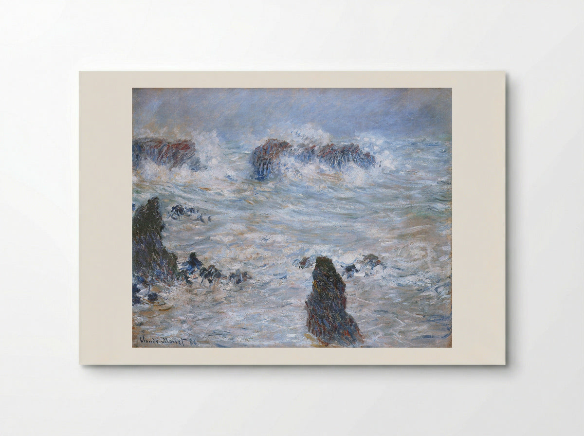 Storm, off the Coast of Belle-Ile - Claude Monet - Poster