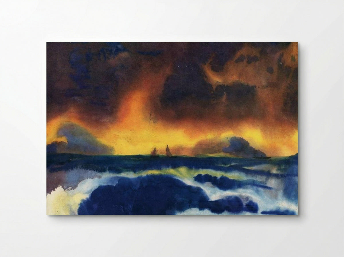 Stormy Sea - Emil Nolde - Poster