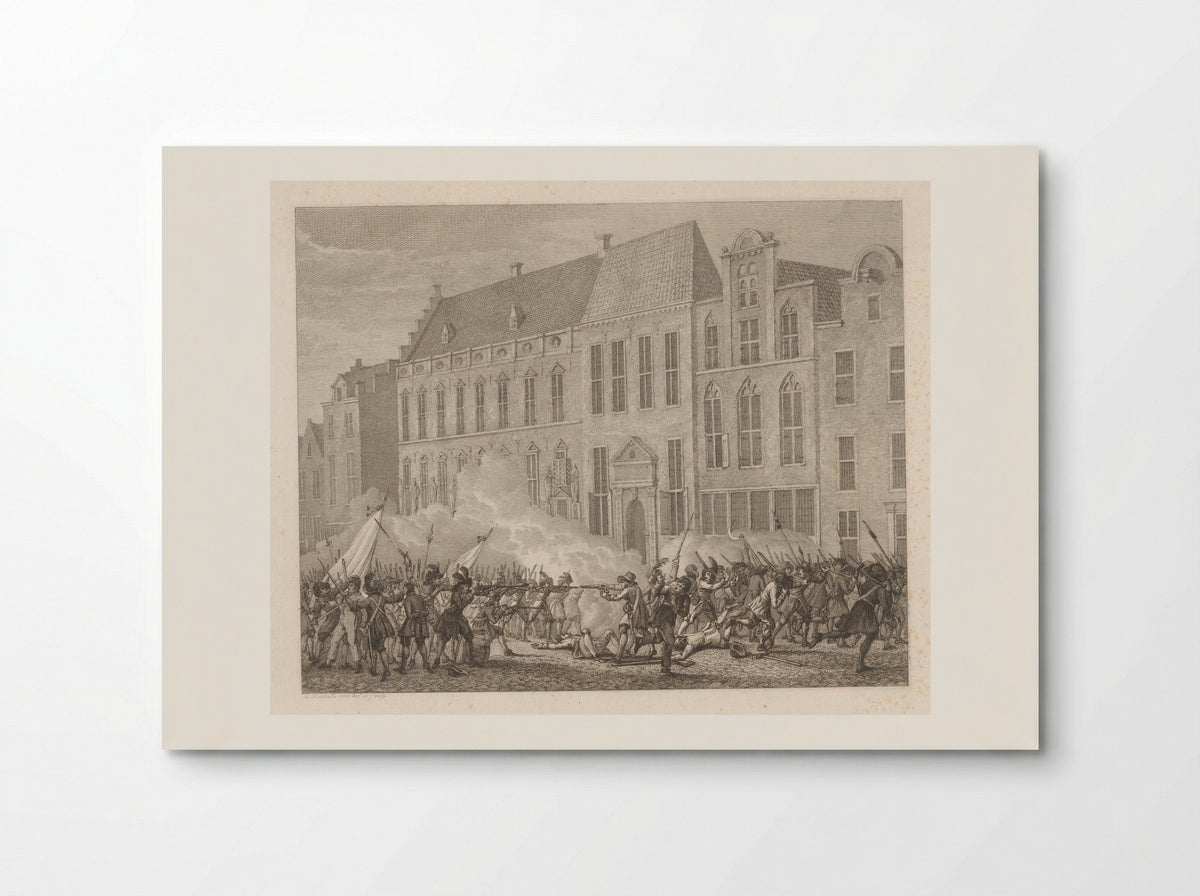 Straatgevechten te Nijmegen, 1703 - François Bohn - Poster