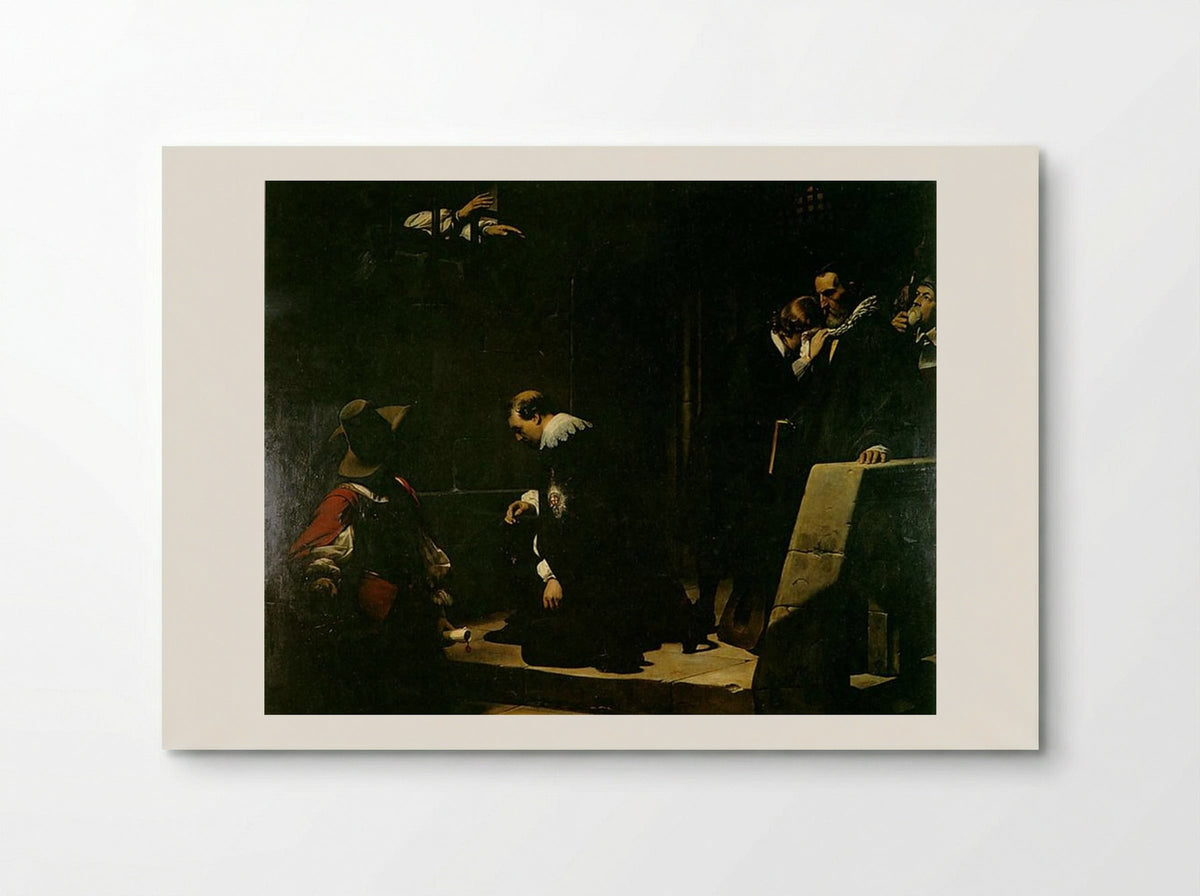 Strafford on his way to Execution - Paul Delaroche - Poster
