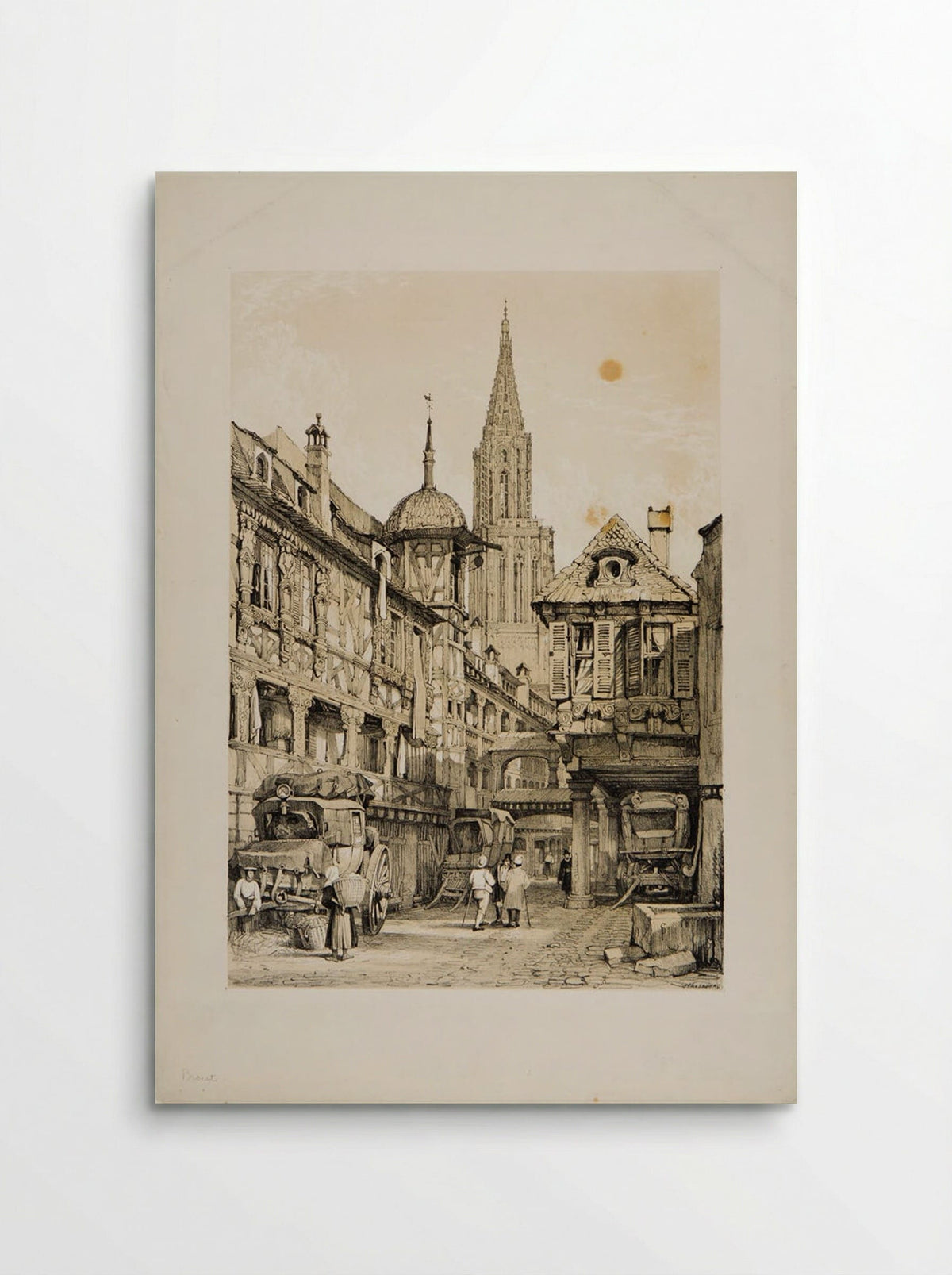 Strassburg - Samuel Prout - Poster