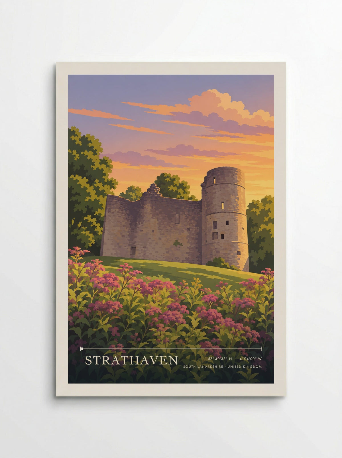 Strathaven, South Lanarkshire | Travel Poster - Poster