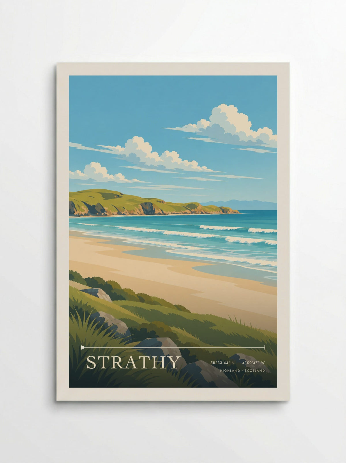 Strathy, Highland | Travel Poster - Poster