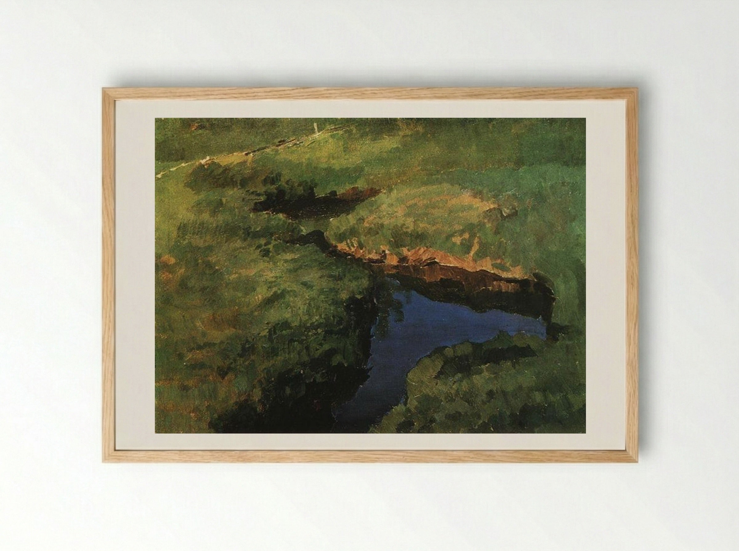 Stream - Konstantin Somov - Framed Print Wood