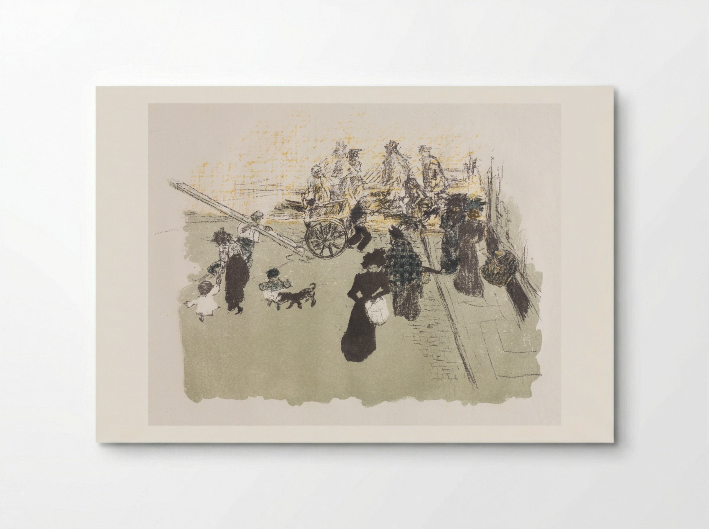 Street Corner - Pierre Bonnard - Poster