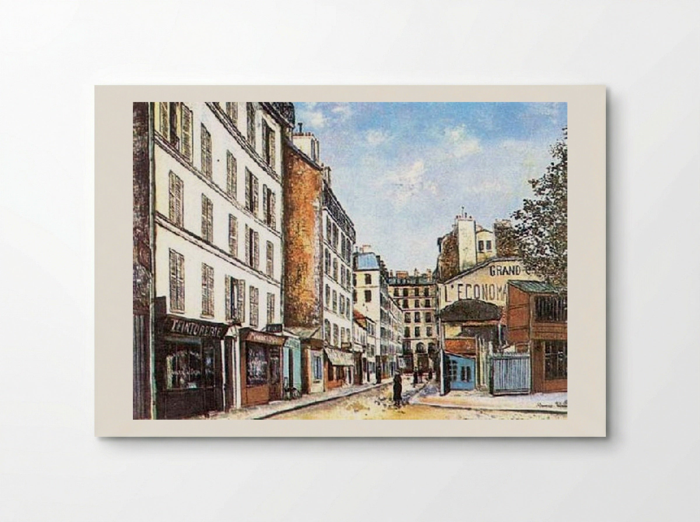 Street (Maurice Utrillo) - Maurice Utrillo - Poster