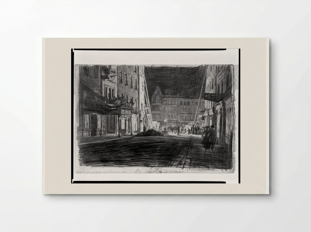 Street Scene (Chiswick Mall) - Muirhead Bone - Poster