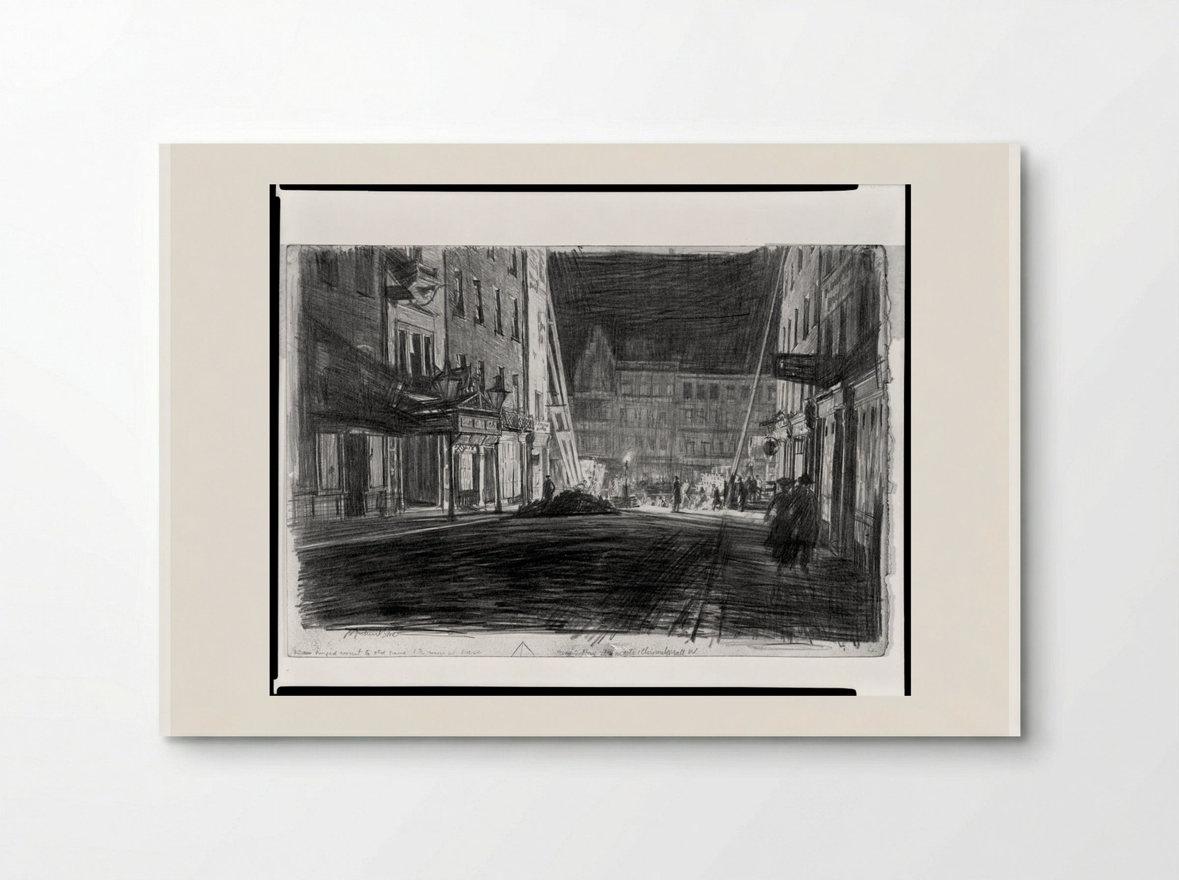 Street Scene (Chiswick Mall) - Muirhead Bone - Poster