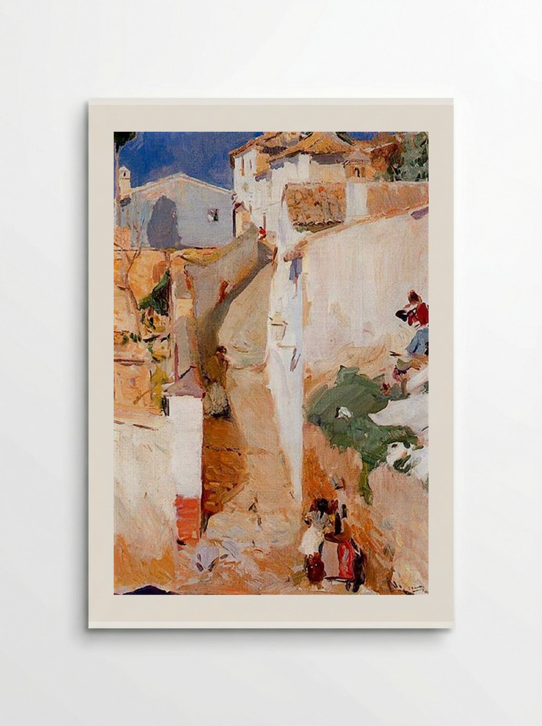 Street in Granada - Joaquín Sorolla - Poster