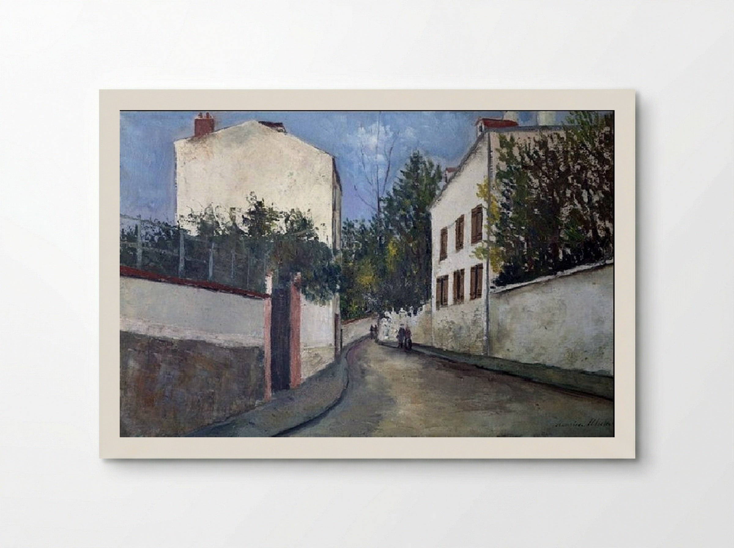 Street in Sannois - Maurice Utrillo - Poster