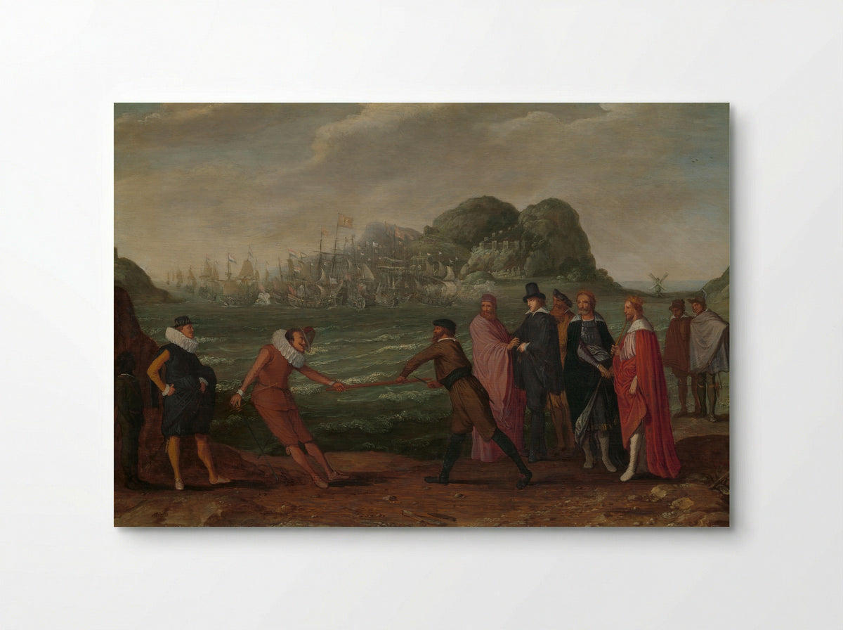 Strijd om de gouden stok (heerschappij van de wereld) - Adam Willaerts - Poster