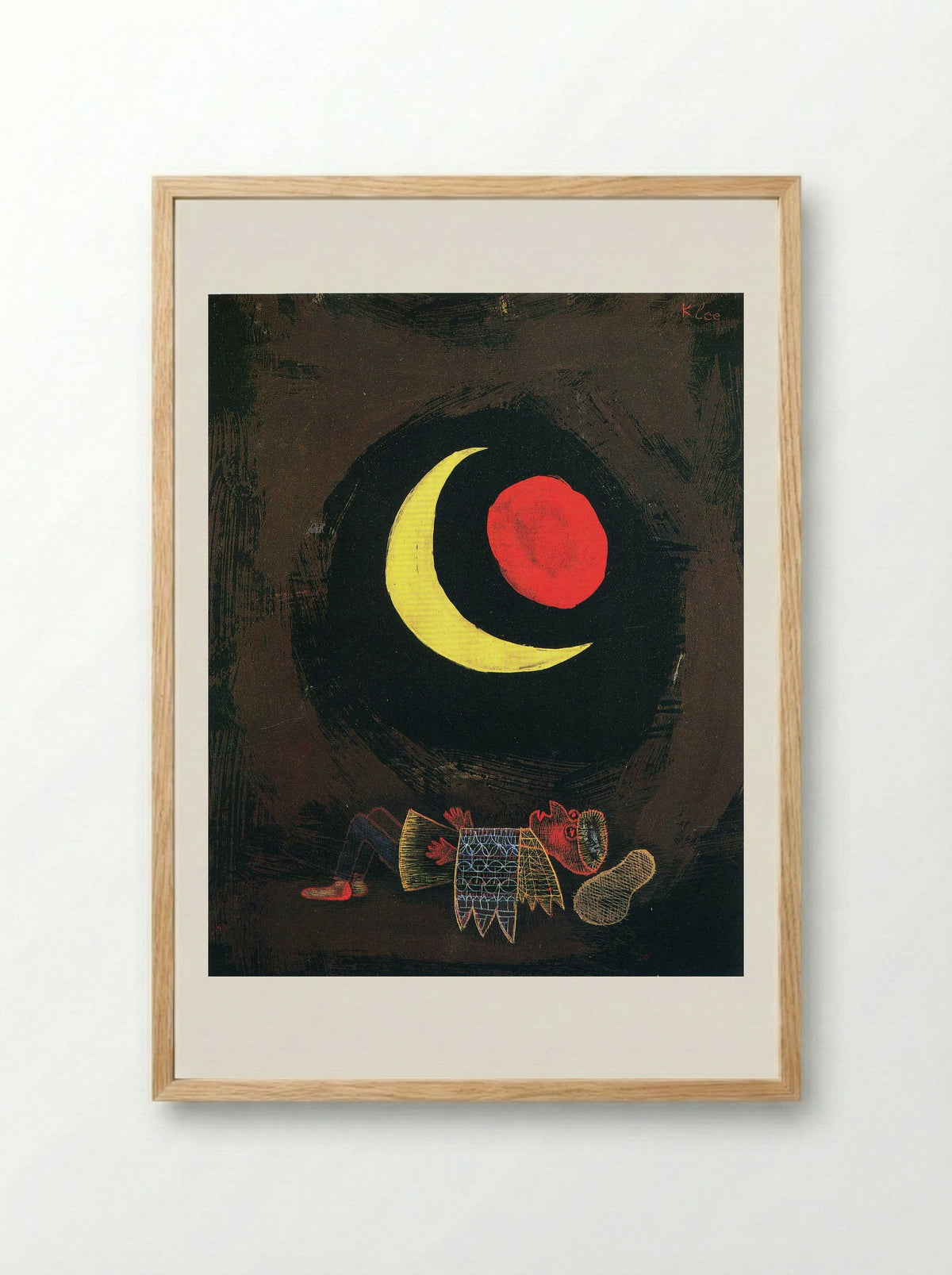 Strong Dream - Paul Klee - Framed Print Wood