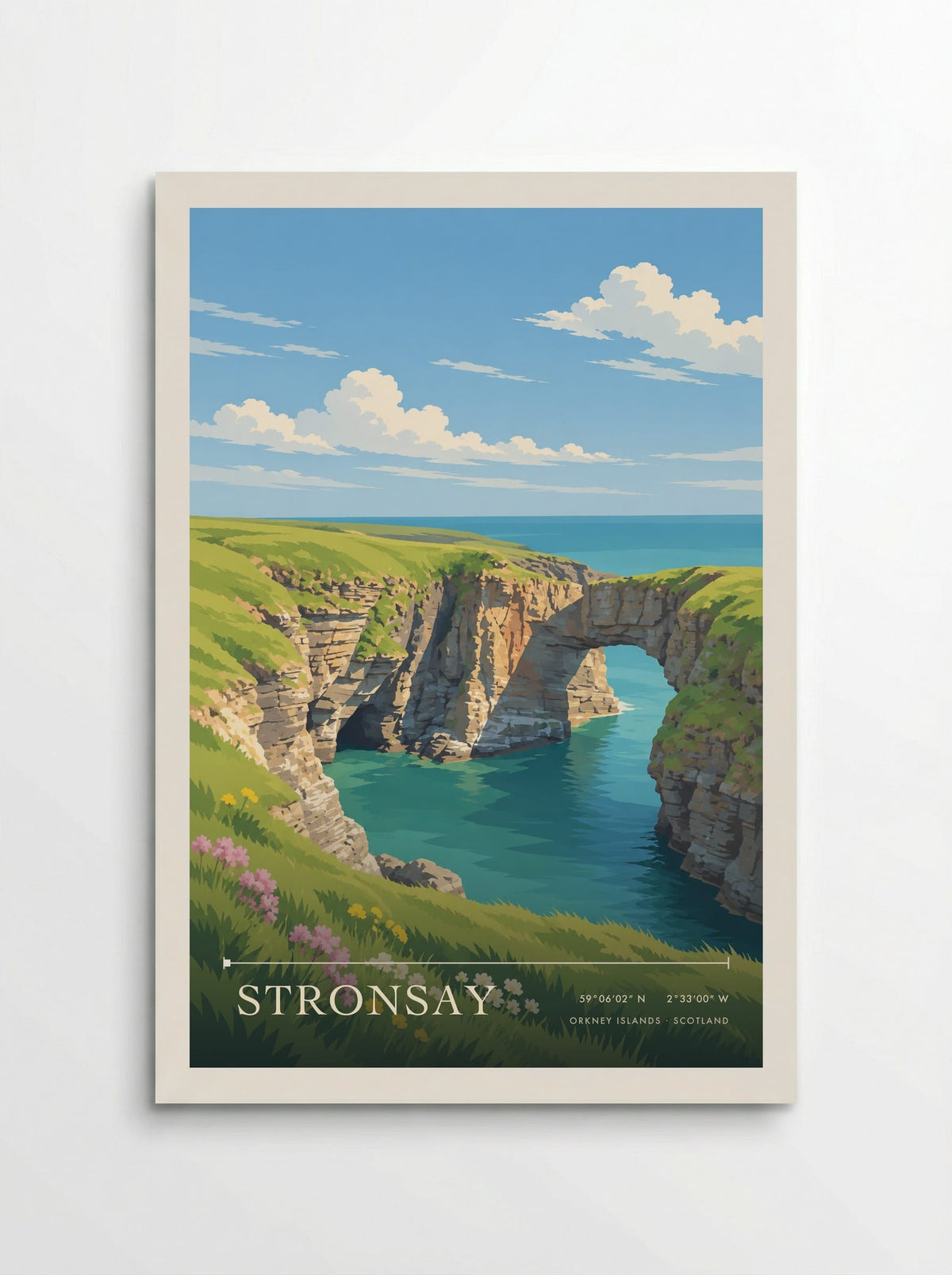 Stronsay, Orkney Islands | Travel Poster - Poster