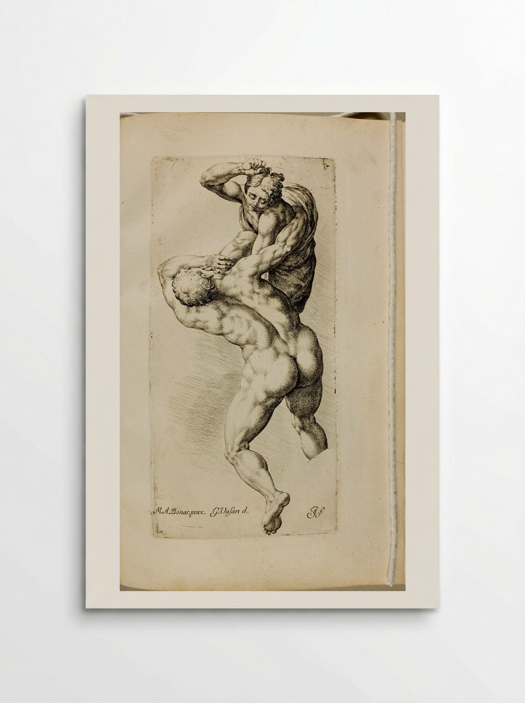 Struggle of Two of the Damned - Jan de Bisschop - Poster