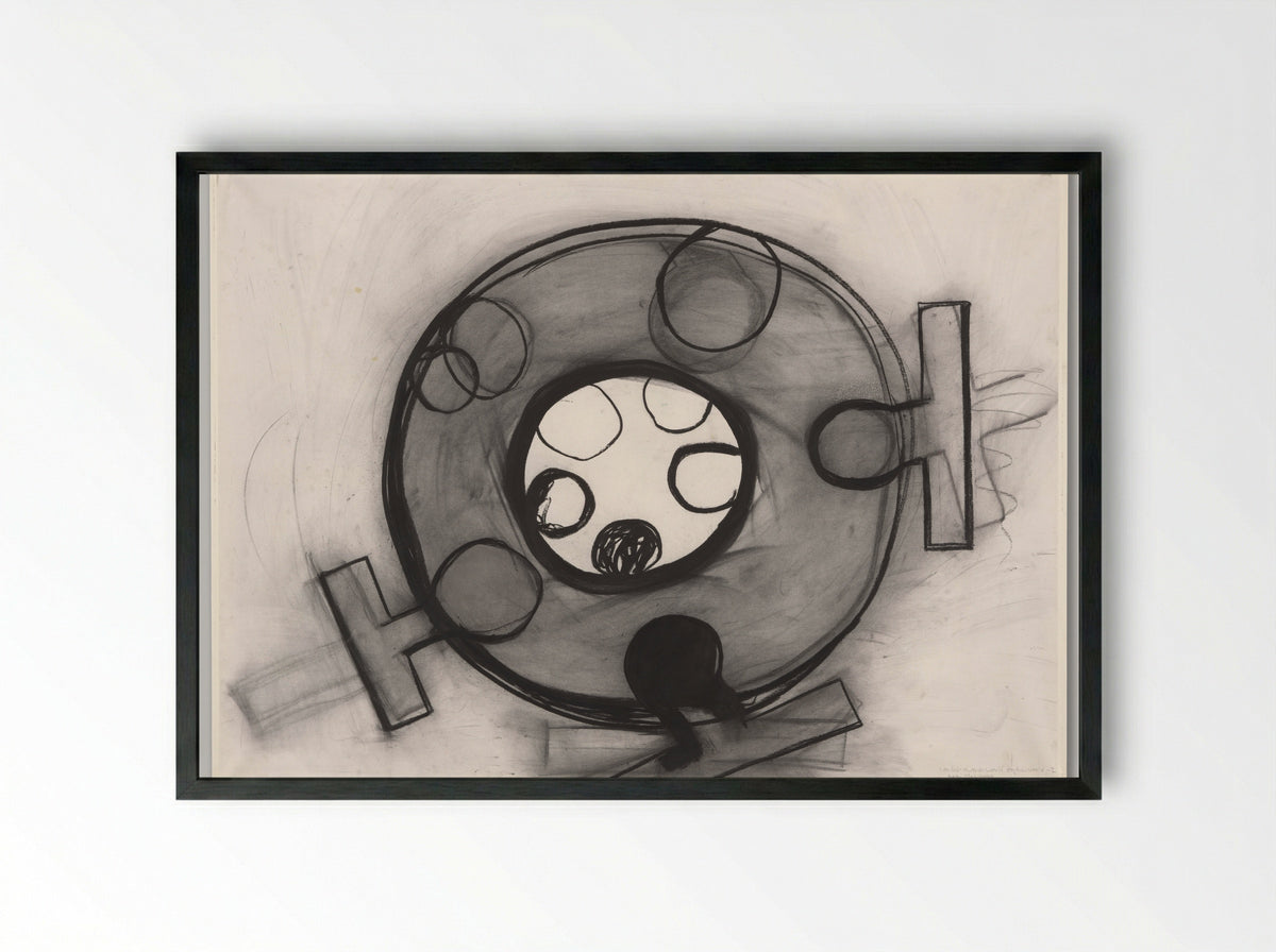 Studie Innerworld Outerworld I - Kees de Goede - Framed Print Black