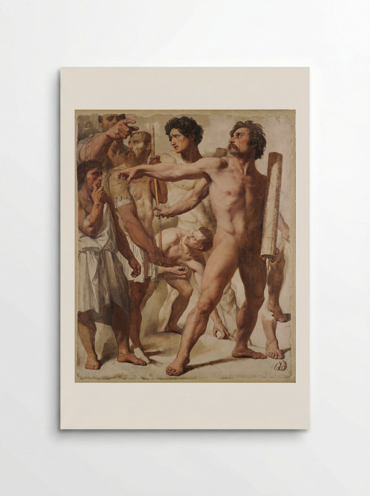 Studies for The Martyrdom of Saint Symphorien - Jean-Auguste-Dominique Ingres - Poster
