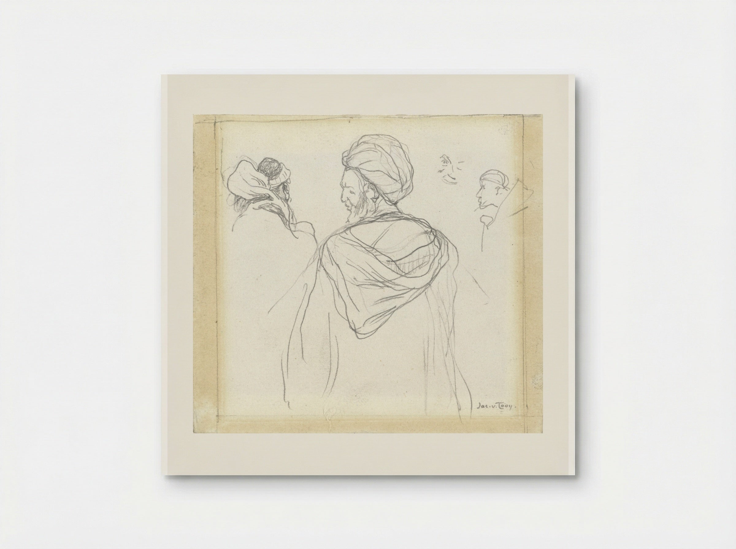 Studies of Arabs - Jacobus van Looy - Poster
