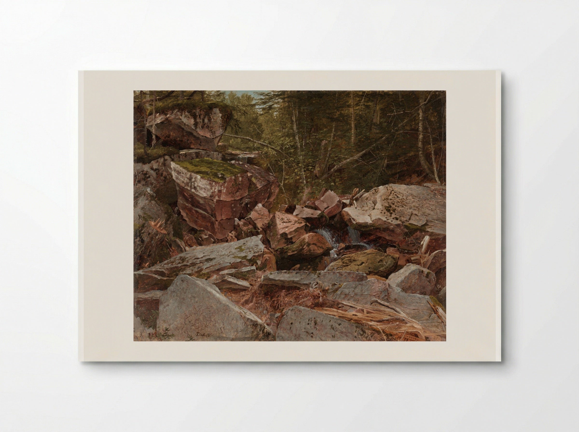Study, North Conway, New Hampshire - David Johnson - Poster