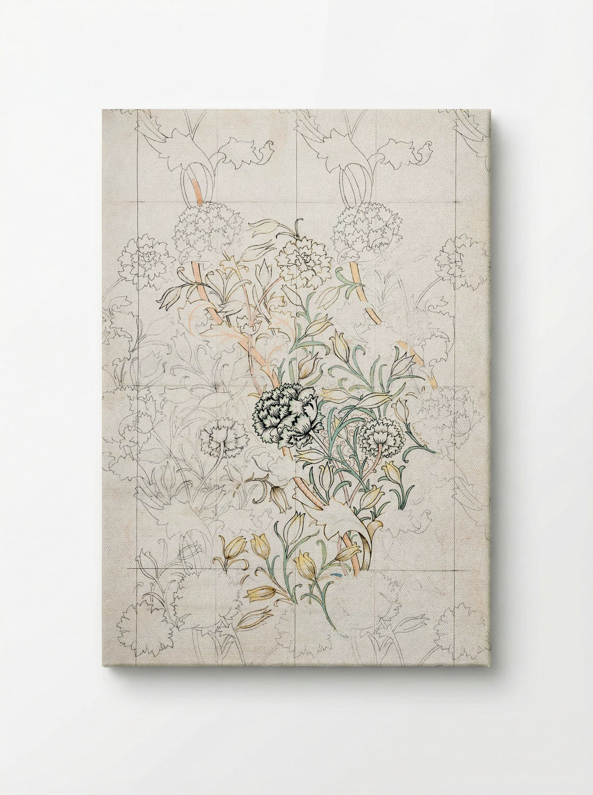 Study for 'Wild Tulip' Wallpaper - William Morris - Canvas