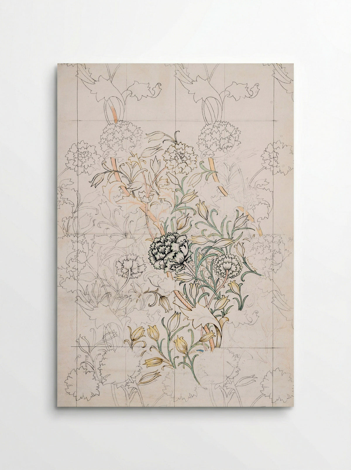 Study for 'Wild Tulip' Wallpaper - William Morris - Poster