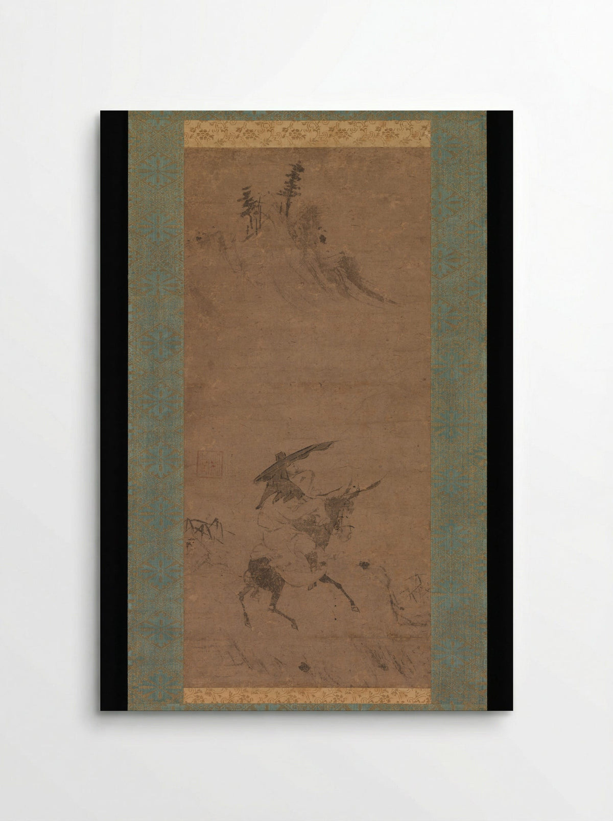 Su Shi Riding a Donkey - Bokudō Sojun - Poster