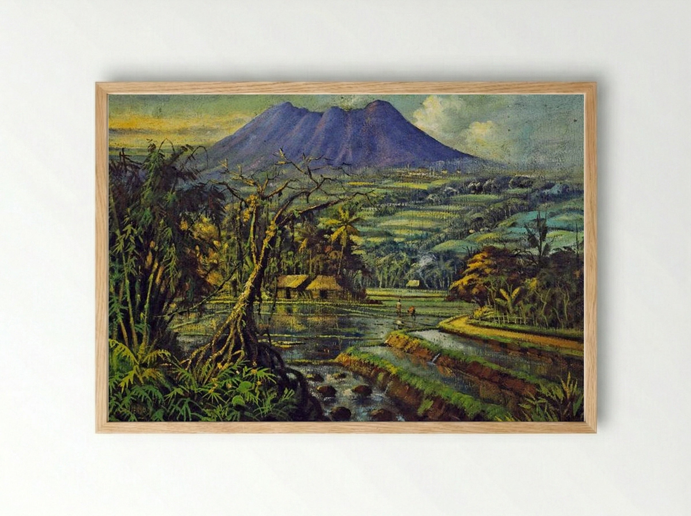 Suburnya Negeriku - Abdullah Suriosubroto - Framed Print Wood