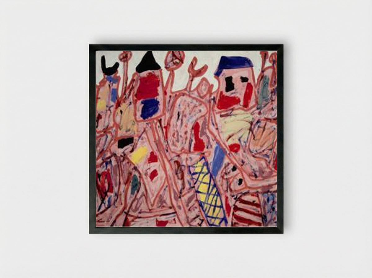 Successful campaign - Jean Dubuffet - Framed Print Black