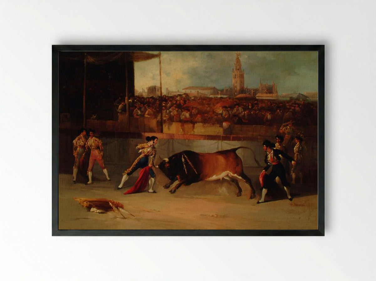 Suerte de recibir - Manuel Rodriguez de Guzman - Framed Print Black