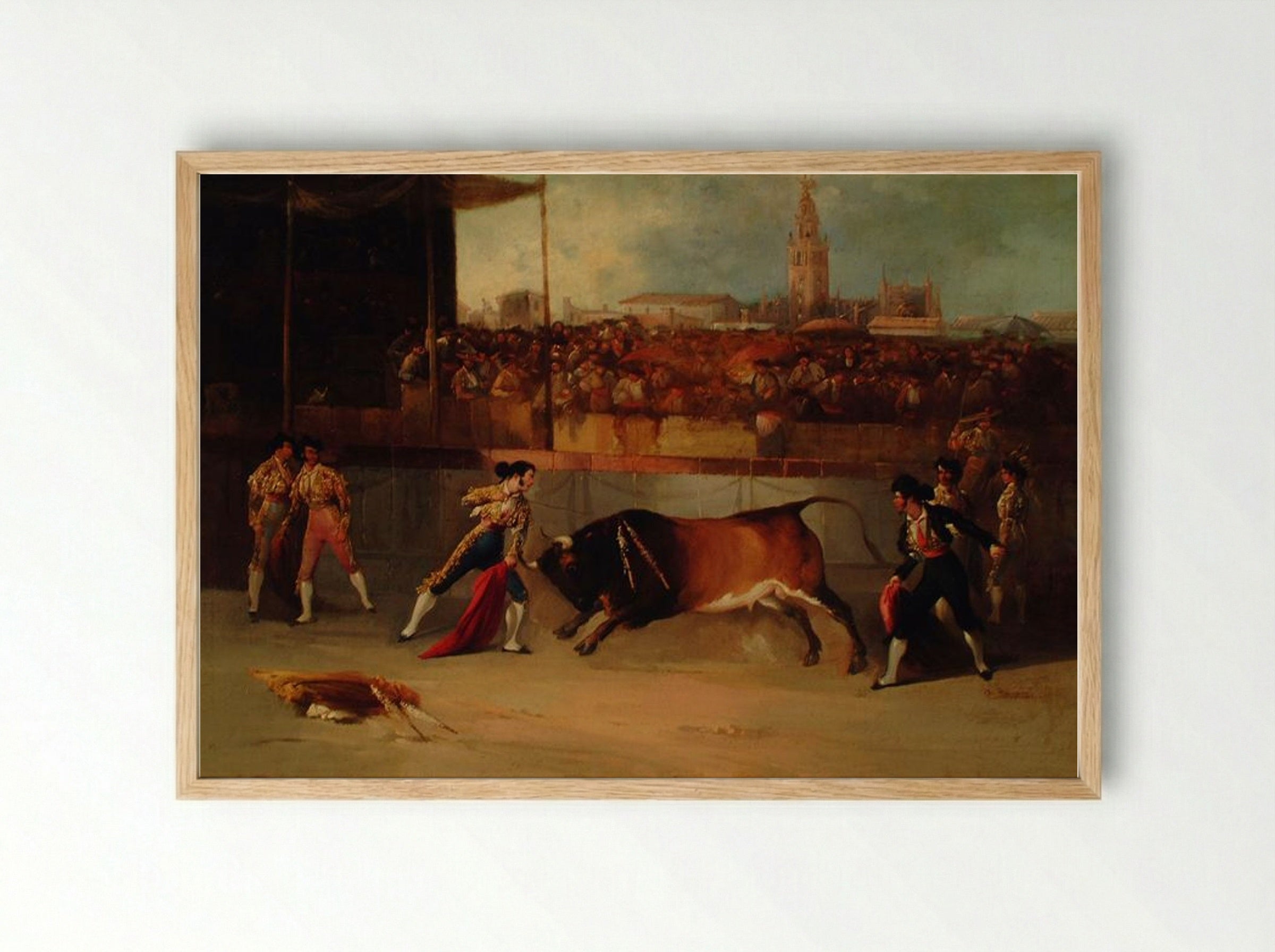 Suerte de recibir - Manuel Rodriguez de Guzman - Framed Print Wood